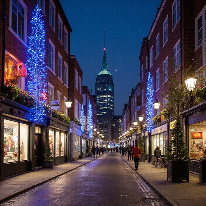 LED Christmas Lights East London