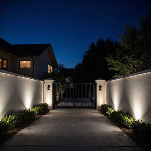 Boundary Wall Lighting for Security: What Actually Improves Visibility