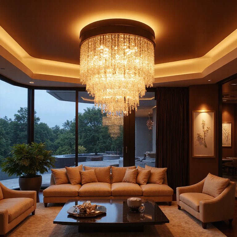 glass ceiling light