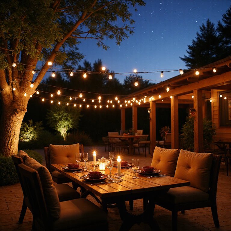 outdoor string lights