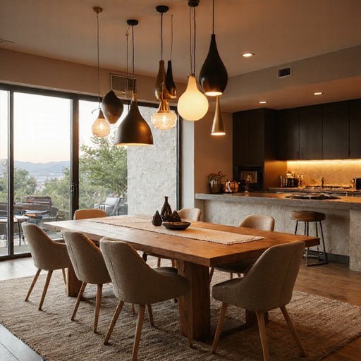 modern pendant lights for transforming SA dining spaces