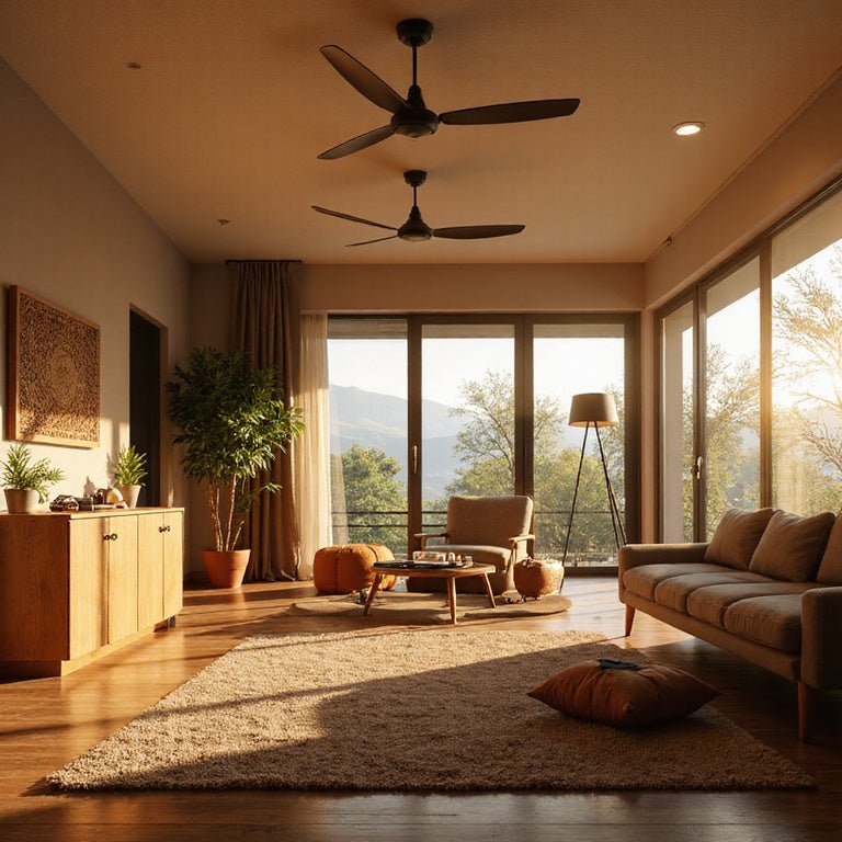 energy-efficient ceiling fans enhancing South African smart homes