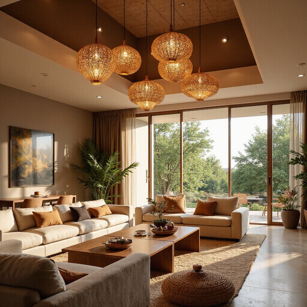 bamboo pendant light