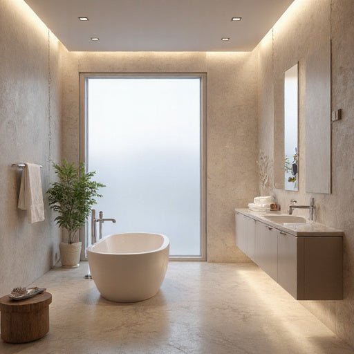 Modern waterproof downlight perfect for steamy South African bathrooms