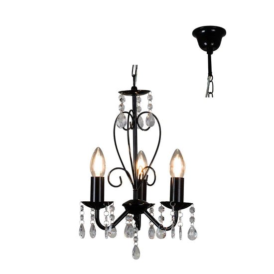 Black Candelabra Chandelier
