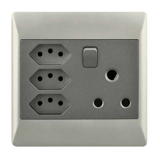 Modern wall switches and plugs collection for indoor and outdoor electrical planning