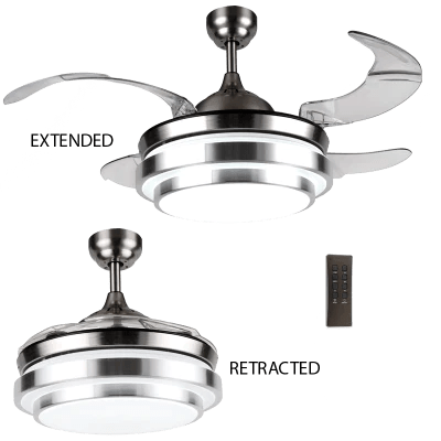 Retractable Fan Chandelier