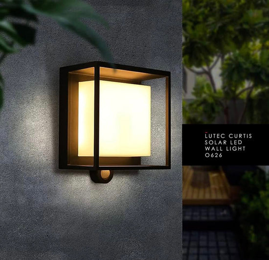 Black Square Outdoor Wall Lights