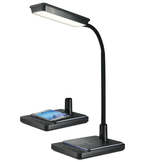 Nightstand Lamp with Wireless Charging