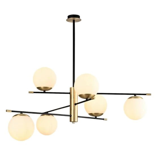 Gold Globe Chandelier