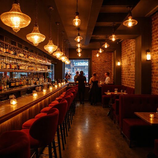 ambient bar lighting ideas for Ferreira Street venues