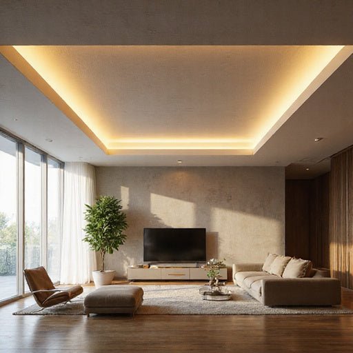 plaster in led profile
