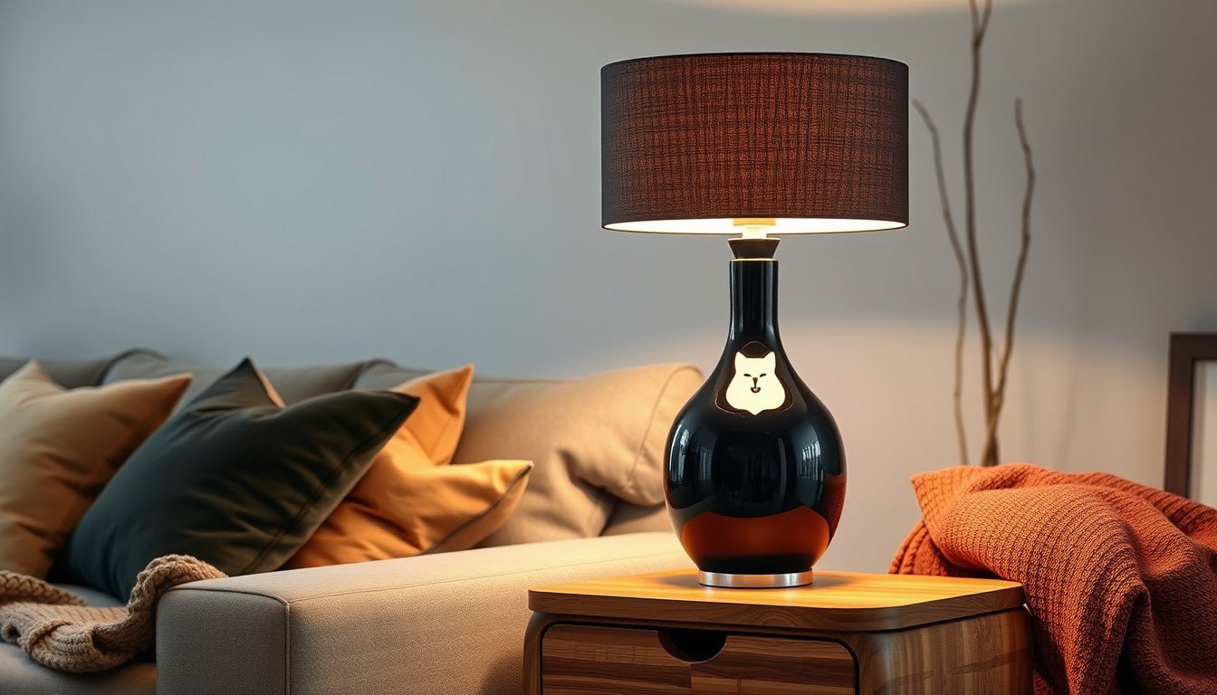 Illuminate Your Space: The Allure of Large Black Ceramic Table Lamps