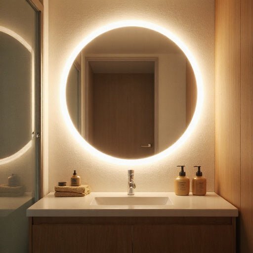round led mirror
