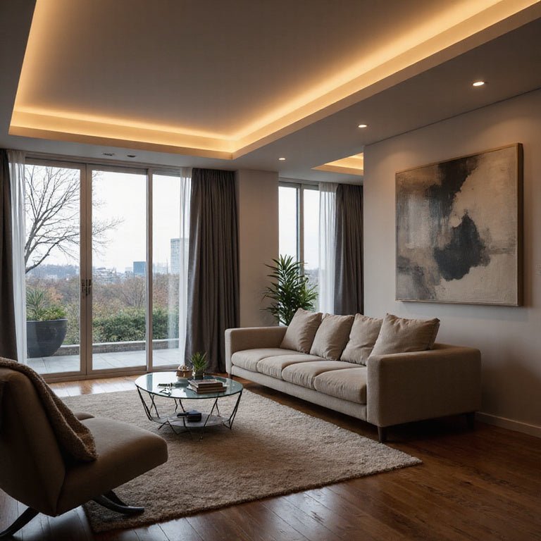 how to install energy efficient smart led cornice lights