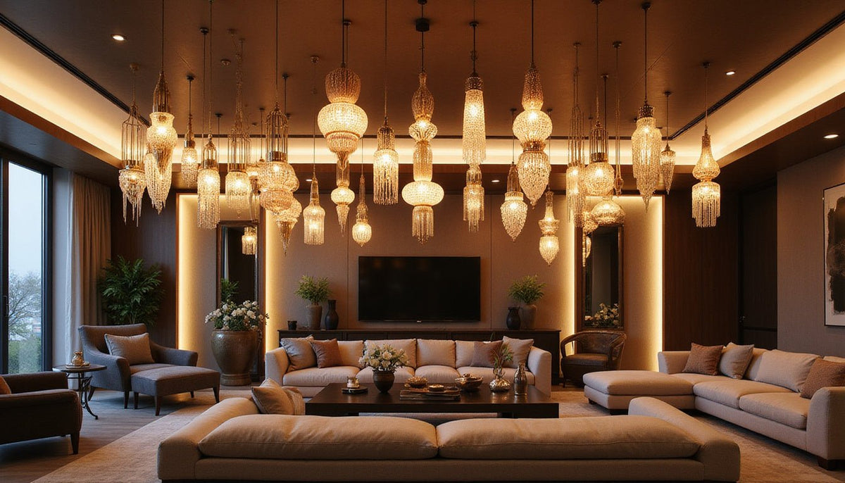 mid century modern chandelier