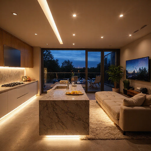Custom LED Strip Lighting for Homes: Kitchens, Bedrooms & Living Spaces