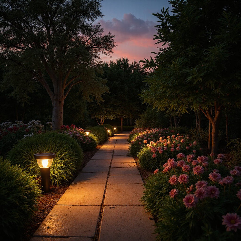 how to choose energy saving solar lights for garden paths