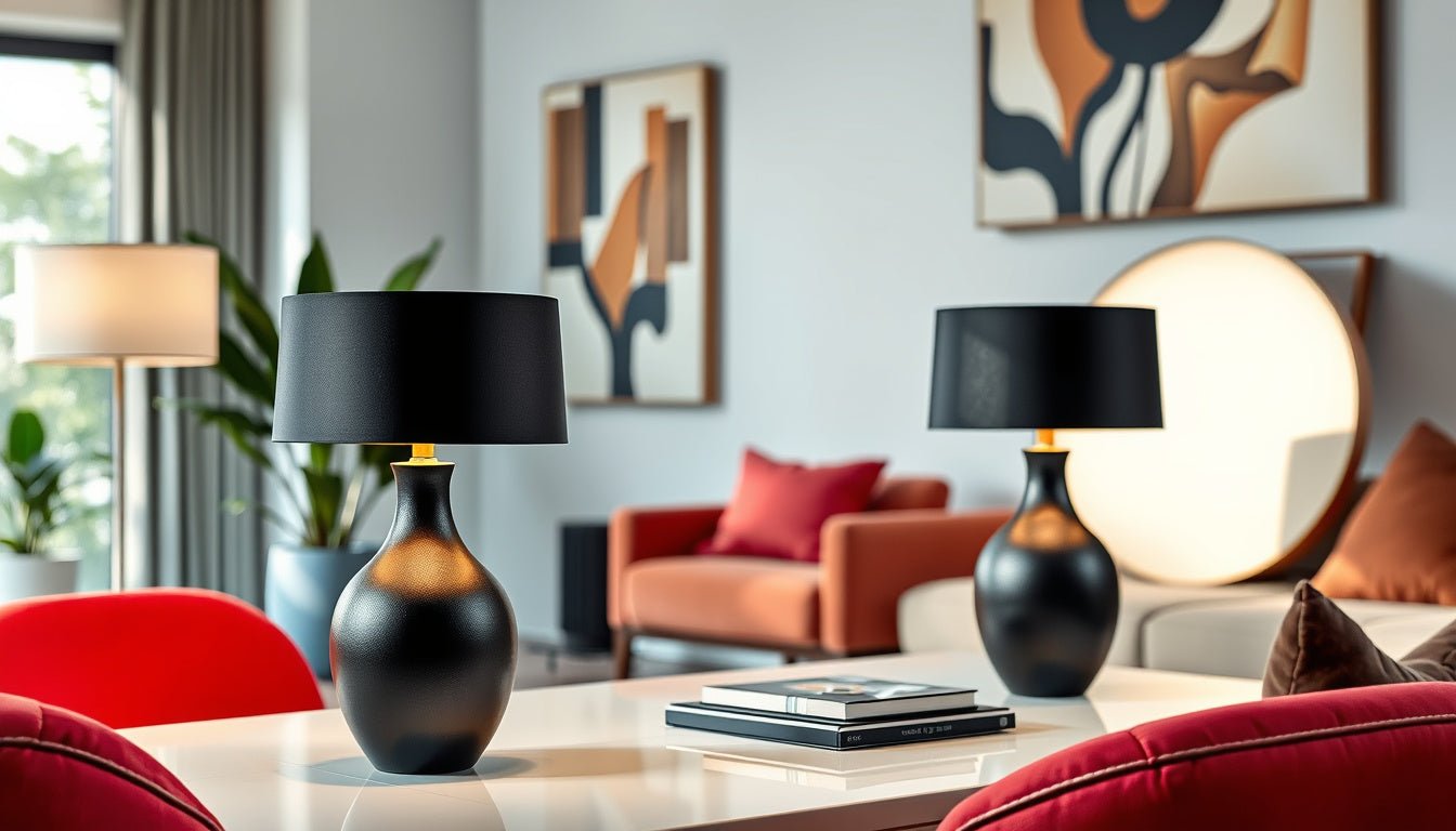 Transform Your Space with Stunning Matte Black Ceramic Table Lamps: A Stylish Guide