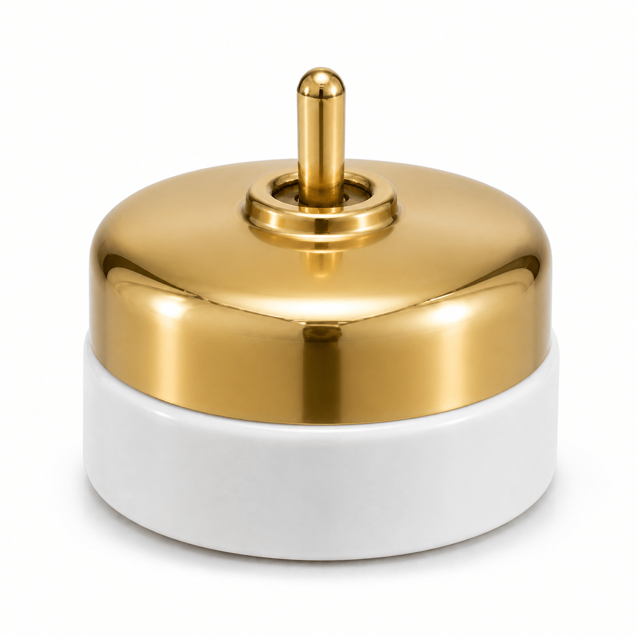 Standard and fluted brass and porcelain switch styles