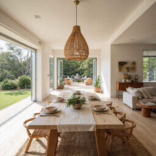 Why Bamboo Pendant Lights Work So Well in Coastal, Bush & Eco-Style Interiors