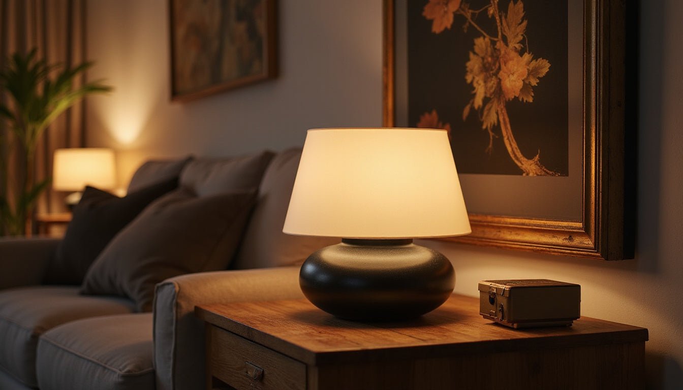 Illuminate Your Space: The Timeless Charm of Black Round Ceramic Table Lamps