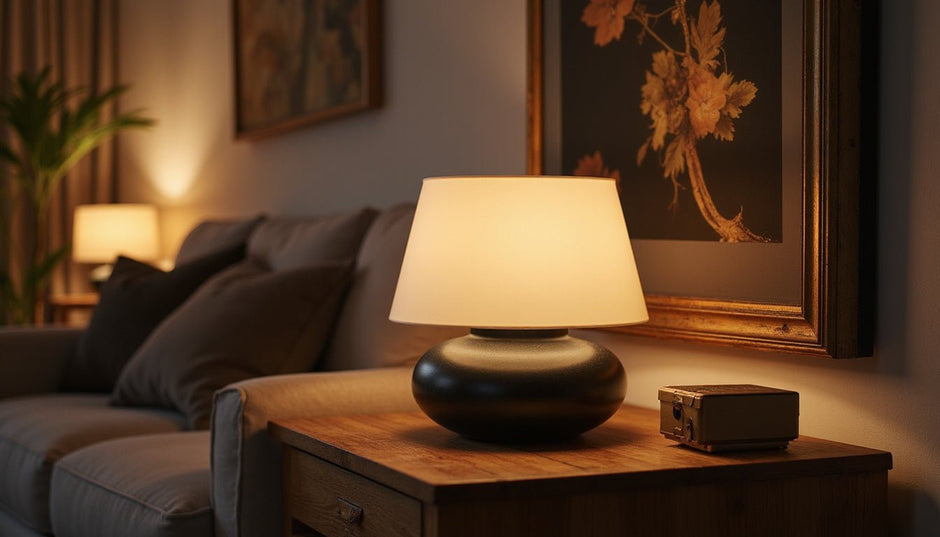 Illuminate Your Space: The Timeless Charm of Black Round Ceramic Table Lamps