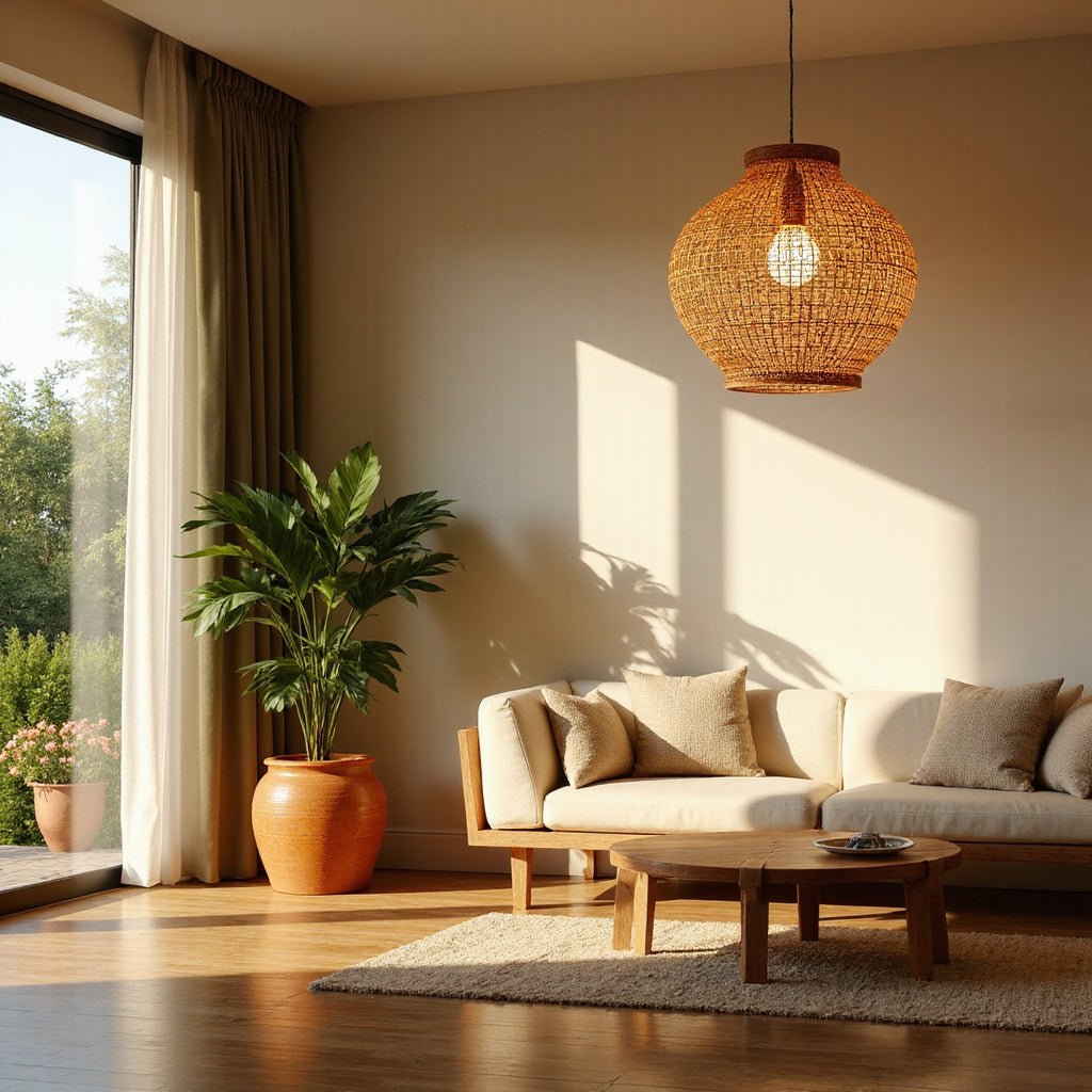 rattan light