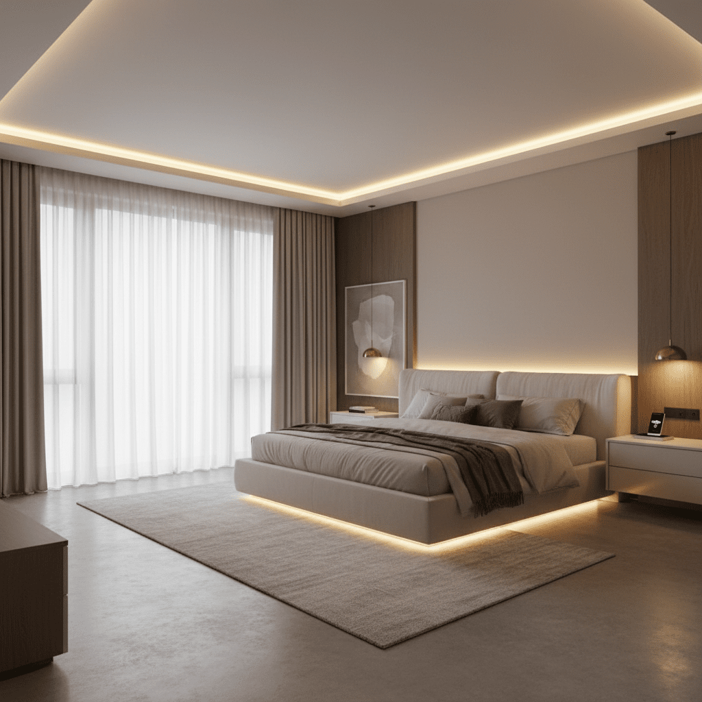 Bedrooms And Ambient Glow