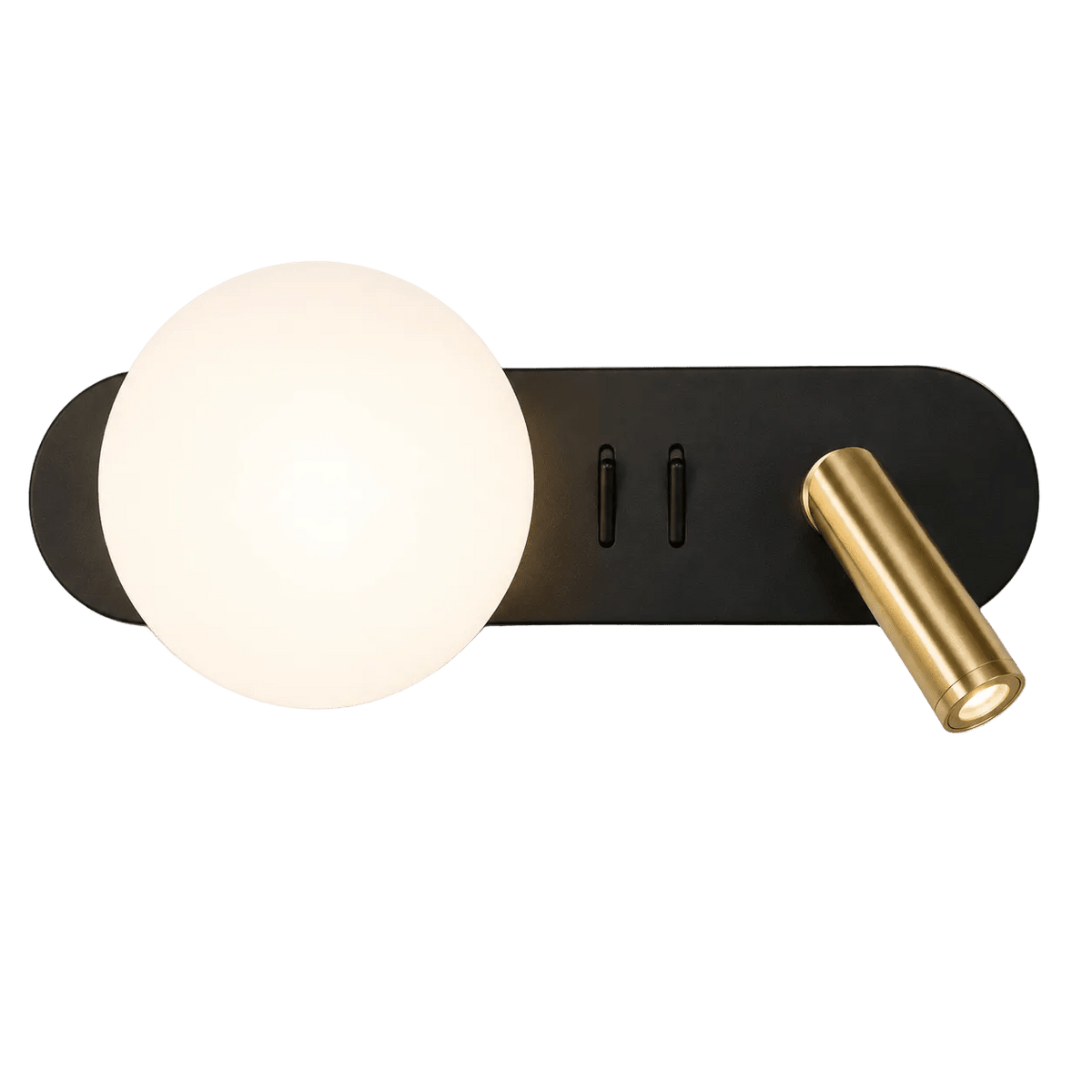 Regis Black & Gold Wall / Reading Light