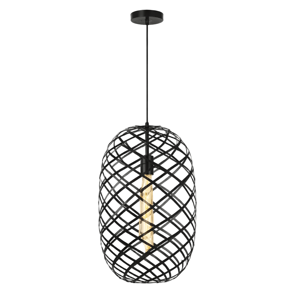 Nest Pendant Black - Metal Wire Mesh