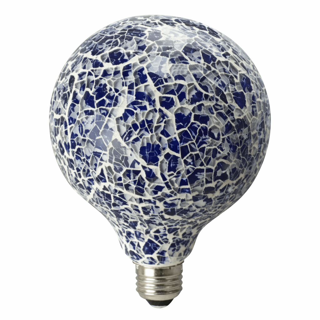 Decorative LED Bulb - 6W Mosaic - Dark Blue