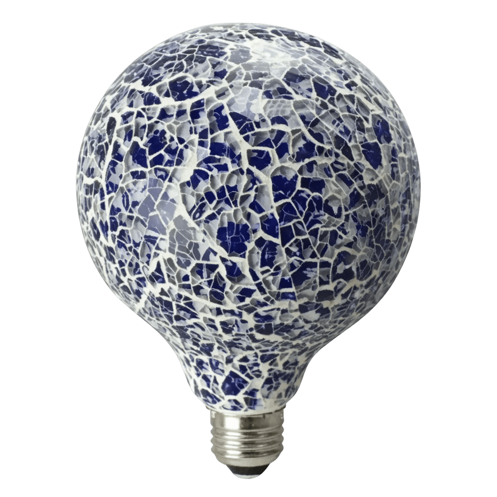 Decorative LED Bulb - 6W Mosaic - Dark Blue