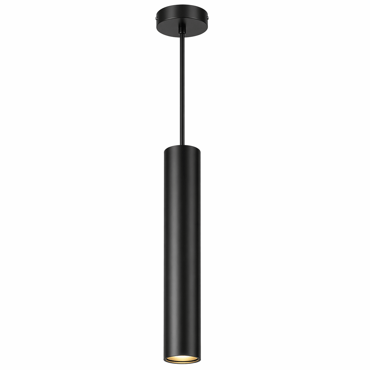 Flute GU10 Pendant Black