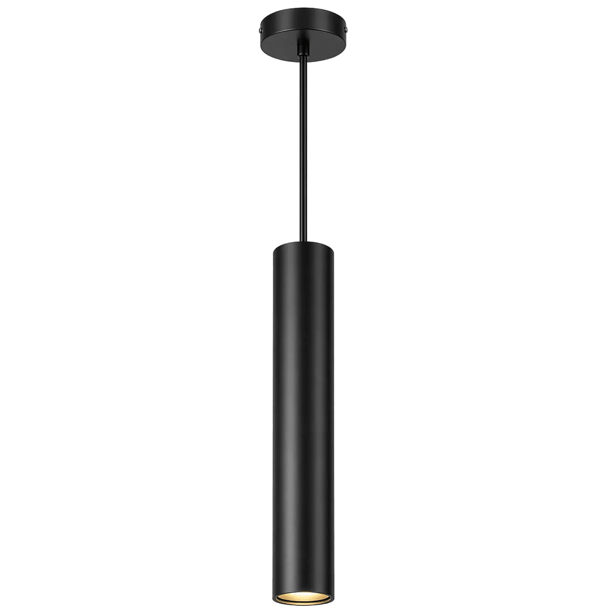 Flute GU10 Pendant Black