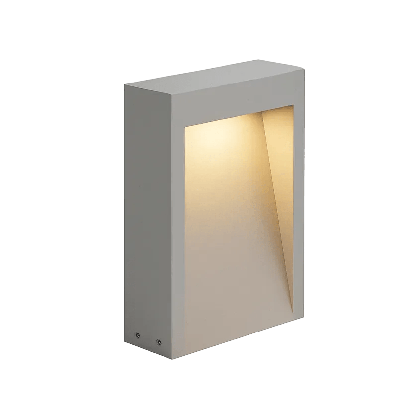 Exterior LED Bollard - Wide Concrete Design (13W)