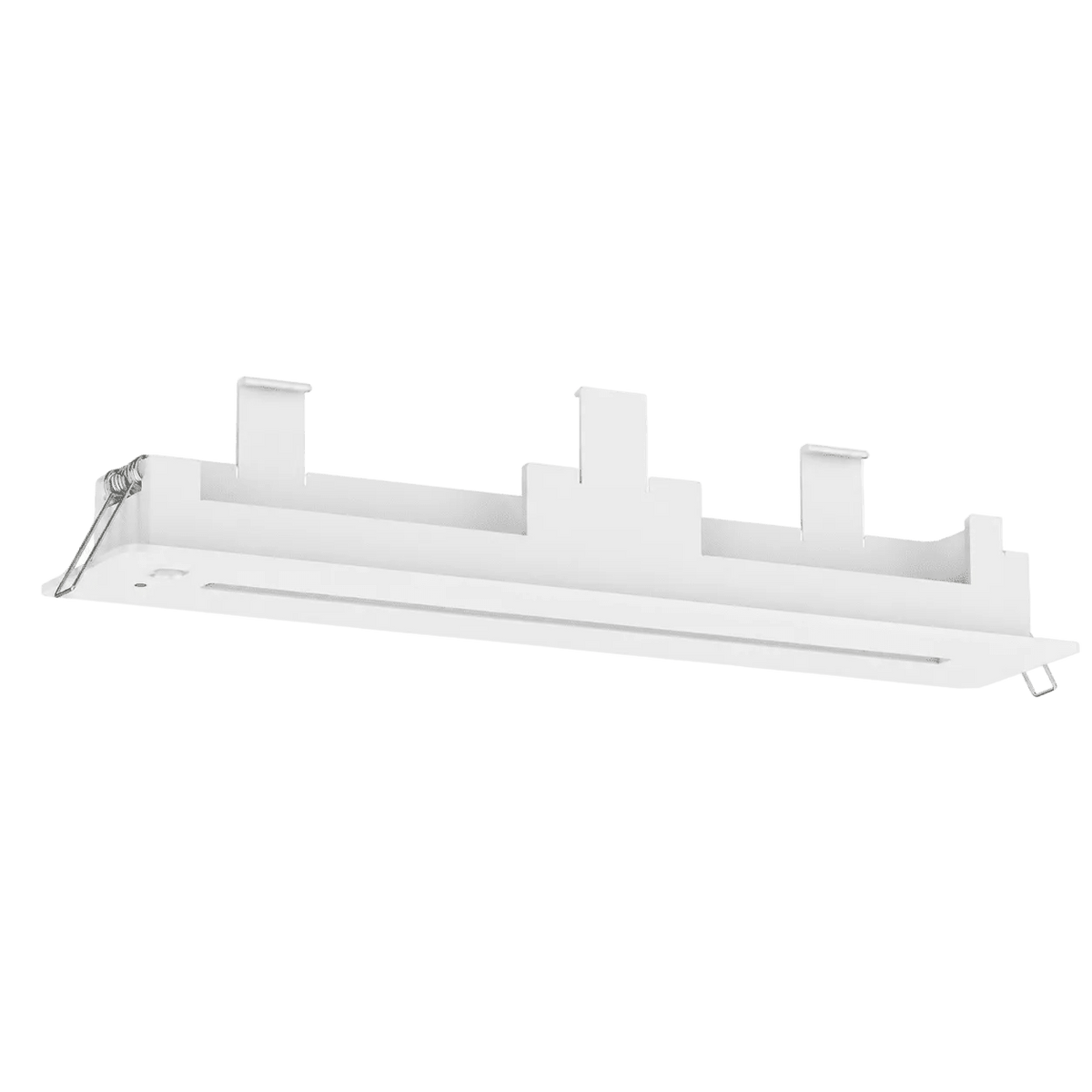 Emergency Exit Sign Recessed Mounting Kit - White