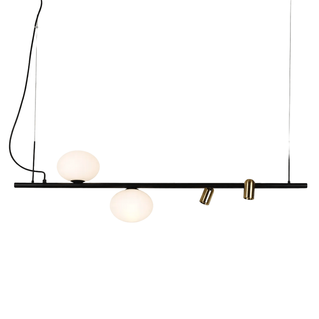 Asta Black Linear Pendant Light