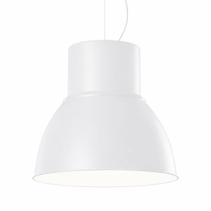 White pendant lamp on a white background