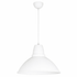 White pendant light on a white background