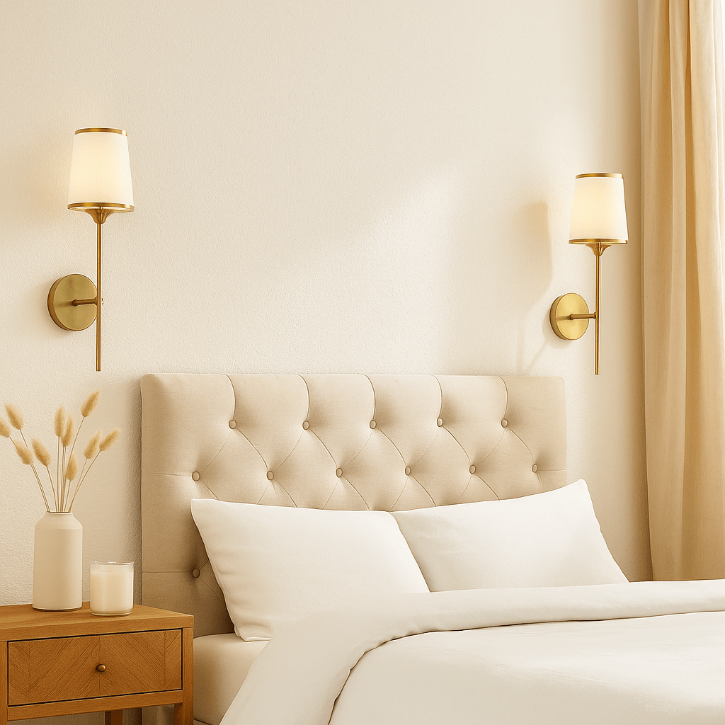 Savoy Brass & Fluted Glass Wall Light