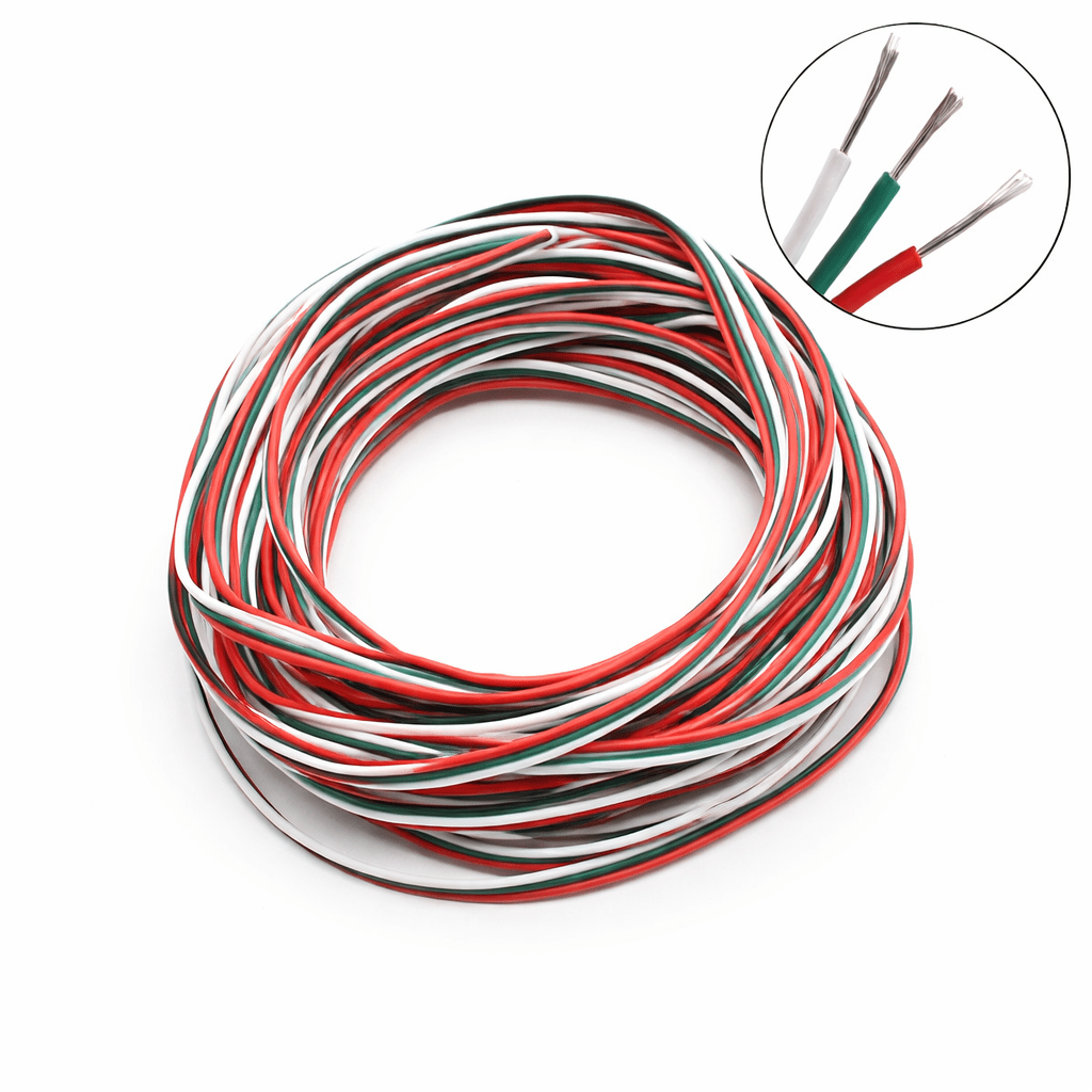 LED WS2811 Addressable RGB Strip Light Extension Wire