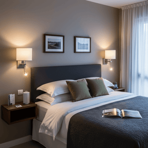Hopkins Satin Chrome Wall & Reading Light