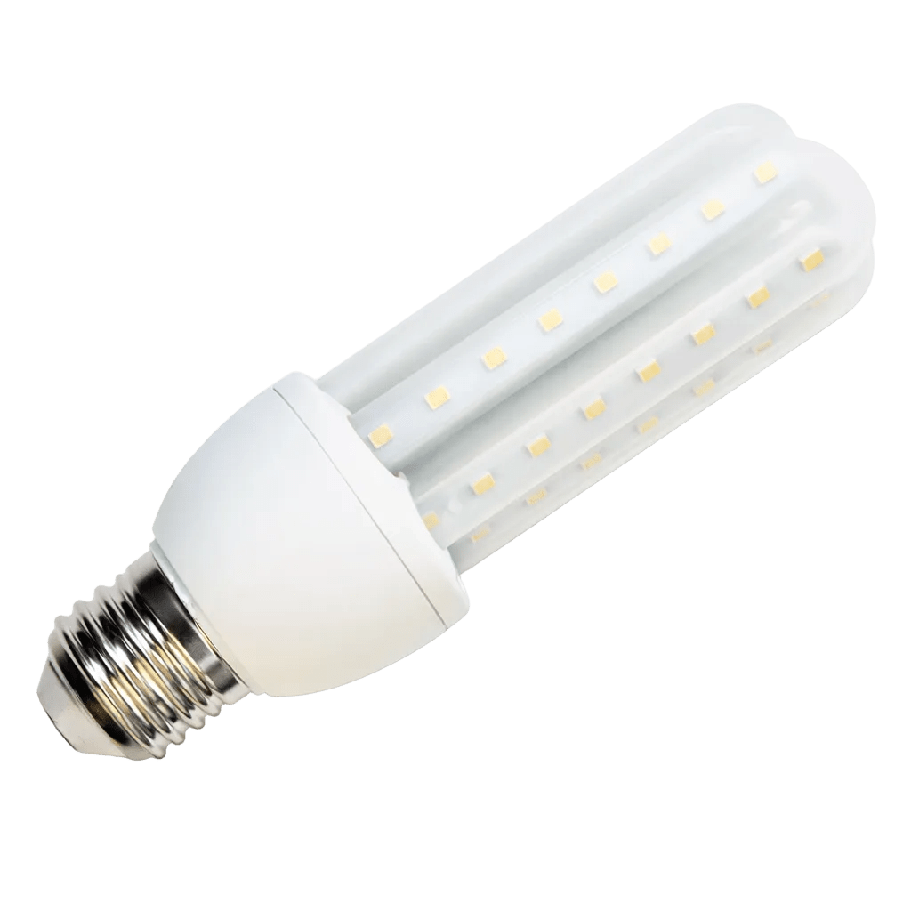 12W White LED Bulb – E27, 2700K Warm White