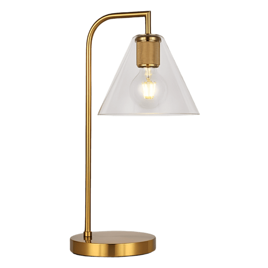 Jasper Gold Glass Table Lamp