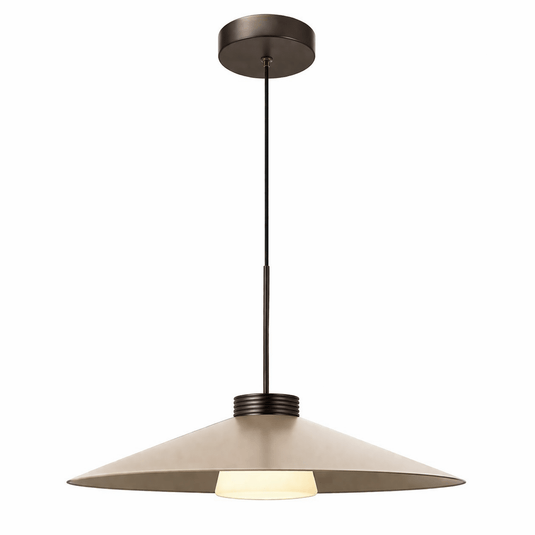 LED Nut Brown Pendant Light