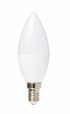 White LED light bulb on a white background