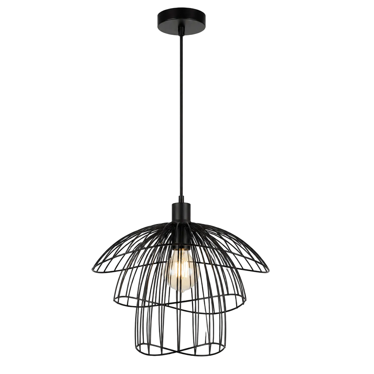 Sensu Trio Black Pendant Light