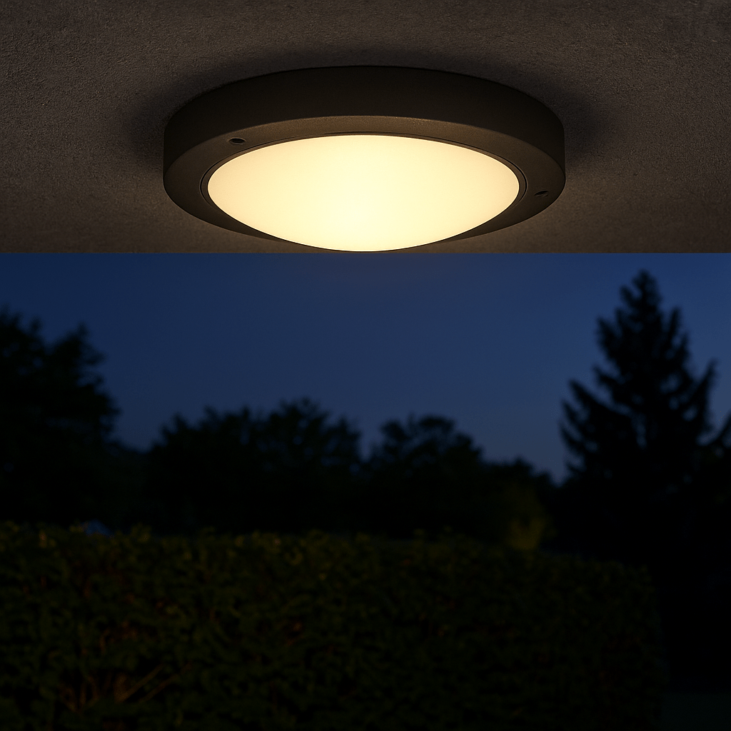 Black Aluminium Wall Light Outdoor IP54