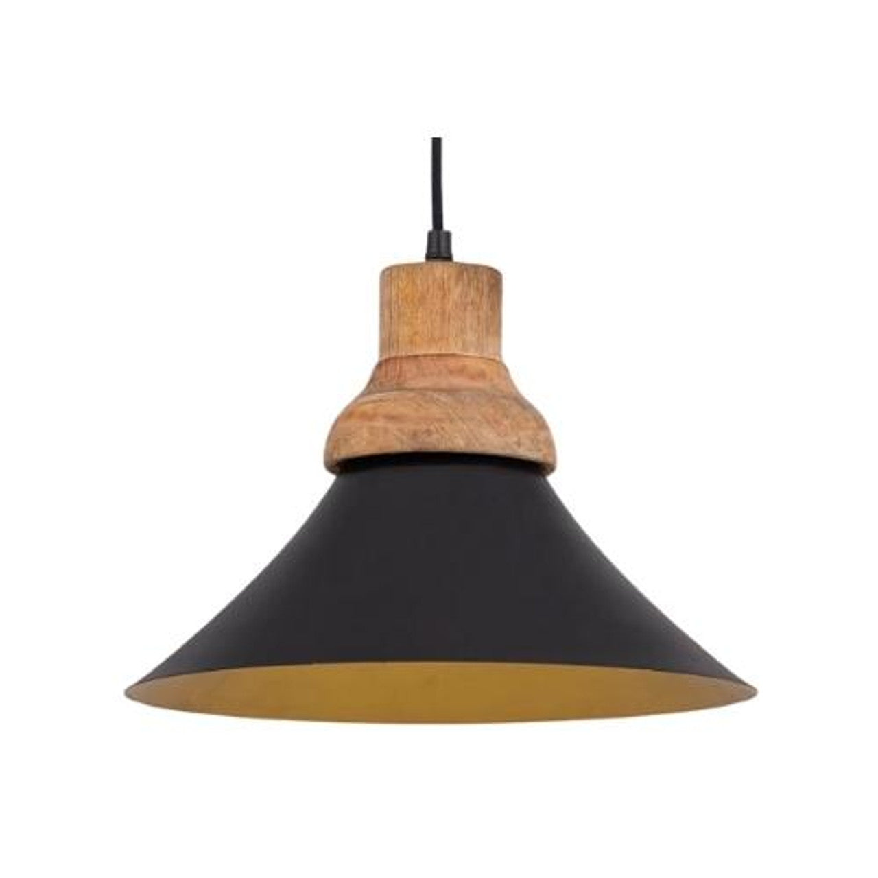 Franklin Grey, Gold & Wood Pendant Light (Launch Special) - Future Light - LED Lights South Africa